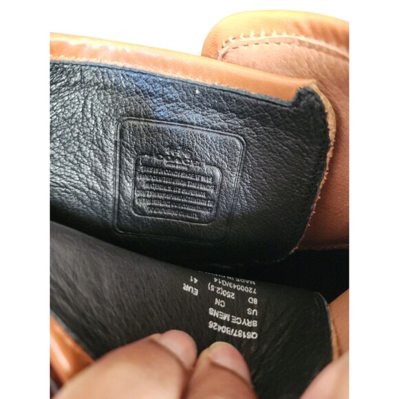 Coach Bryce Camel Brown Jodphur Ankle Boots Mens 8D Old Money Preppy Equestrian - Picture 8 of 8